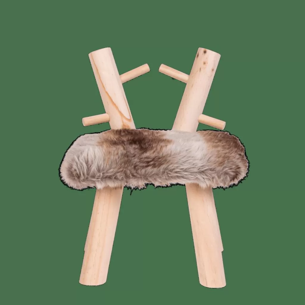 CASA RUDOLF Sgabello Naturale- Kids | Mobili Per Bambini