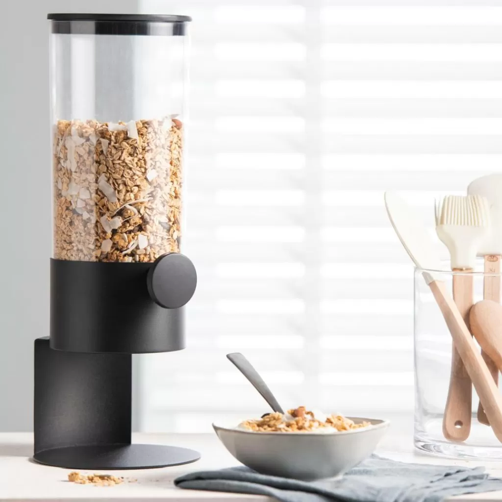 CASA SIRIAL Dispenser Per Cereali Nero- Dispenser